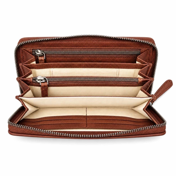 Preview: ZIP WALLET COGNAC